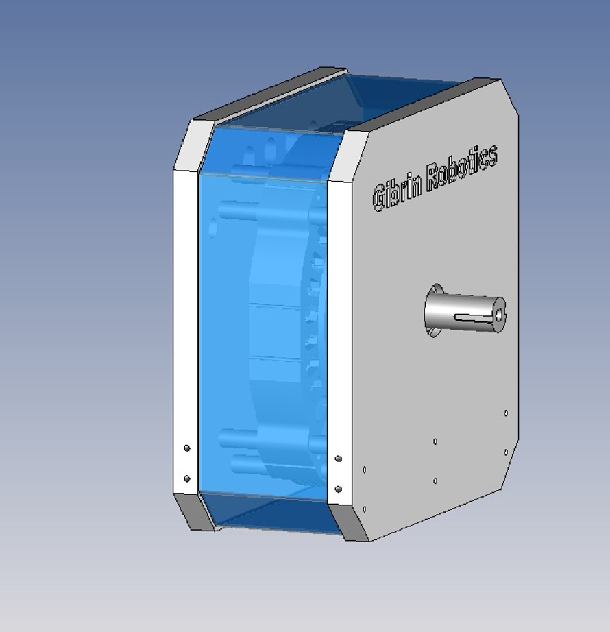 Gibrin eDrive 35 kW BLDC Motor 3D Modeli